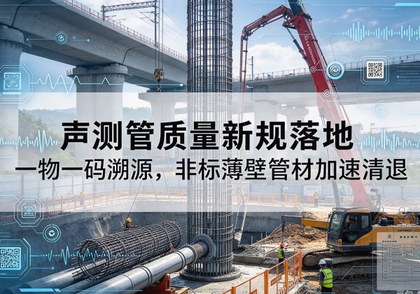 晋江声测管质量新规落地，一物一码溯源，非标薄壁管材加速清退